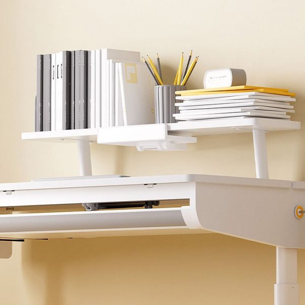 "Minimalist Wood Horizontal Bleached Wood Open Back Wall-mounted Children's Bookshelf with Horizontal Shelf for Tabletop"